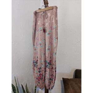 Sky and Sand Boho Floral Pants